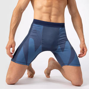 High Quality MMA <b>Shorts</b> for Kickboxing Grappling Martial Arts Training Custom Made Canvas Fight Trunks with Solid <b>Pattern</b> - Product Image 6