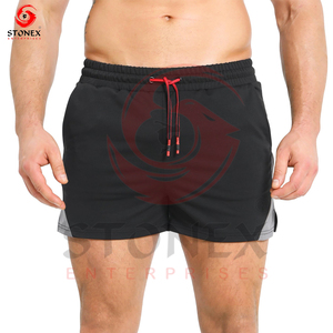 Logo personnalisé séchage rapide sport athlétique course Sport Fitness plage Jogging homme Shorts amples - Product Image 5