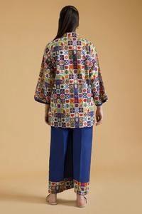 Women's Vintage Floral Embroidery <b>Rayon</b> Knee-Length Party <b>Dress</b> Breathable Natural Waistline Vacation Style Wholesale Import - Product Image 2