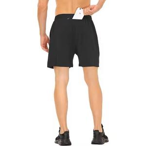 Pantalon court tendance pour homme sans cordon de serrage Dernier modèle solide Polyester Nylon extensible avec poche arrière tendance - Product Image 5