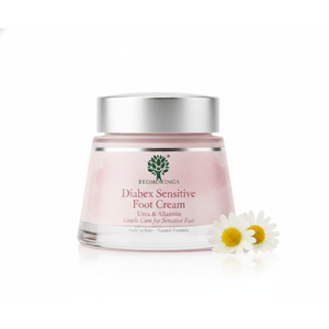 Crème Diabex 100ml Formule Naturelle Bio Végétalienne OEM Marque Privée Italie RedMoringa Soin Doux pour Pieds Sensibles - Product Image 1