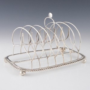 Support à pain grillé personnalisé en argent pour les tranches de pain du petit-déjeuner, accessoires de cuisine, rangement et organisation à domicile - Product Image 5