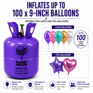 Cilindros de Gas Helio de Baja Presión para Uso General, Fabricados en Europa, en Tamaños de 7 l/13 l/22 l - Product Image 5