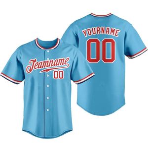 Camiseta de béisbol sublimada para equipos de club, uniforme deportivo, camisa de softbol con botones - Product Image 6