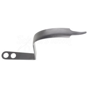 C Retractor 14 pulgadas 22mm hoja en ángulo recto redondeado extremo romo dos agujeros Retractor ortopédico quirúrgico - Product Image 3