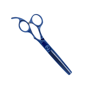 Ciseaux à effiler les cheveux en acier inoxydable de couleur bleue 6 pouces à usage professionnel - Product Image 5