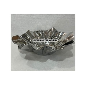 Creative Metal <b>Chocolate</b> Serving Bowl Silverware <b>Chocolate</b> Bowl for <b>Wedding</b> Birthday Parties and <b>Chocolate</b> Dessert Serving Bowl - Product Image 2