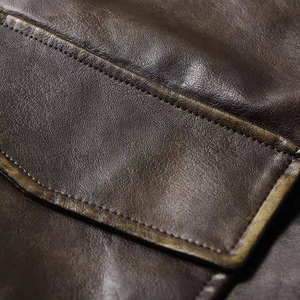 Veste de motard en cuir de haute qualité pour hommes personnalisée coupe-vent imperméable toile de moto saison d'hiver support de vêtements de rue élégant - Product Image 4