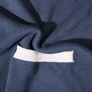 Custom Logo <b>Cardigan</b> Oversized <b>Knitted</b> Jacquard Embroidery Loose Fit Striped Pattern Sweater Button Pockets for Autumn - Product Image 3