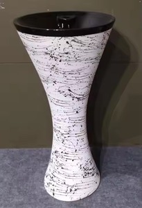 Rectangular Basin Shape New Color Wash Basin and Pedestal Collective Bathroom Sanitary Ware Products Lavabo <b>Sink</b> at Best Rate - Product Image 3