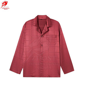 Breathable <b>Men</b> Sleepwear Two Piece <b>Pajama</b> <b>Set</b> Casual Relax Fit Night Suit <b>For</b> Daily Home Comfort <b>For</b> Adult Wears - Product Image 2