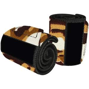 Bandes de poignet élastiques personnalisées avec logo, nylon et polyester, pour la salle de sport, la musculation, l'haltérophilie - Product Image 2