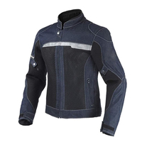 Vente en gros de nouvelles vestes de moto en jean pour hommes de qualité supérieure à la mode vestes d'équitation coupe-vent à manches longues coupe ajustée