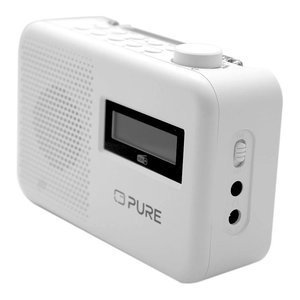 Radio portable DAB+ ELAN One2 blanche avec finition en coton - Product Image 2