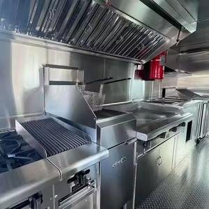Vente en gros d'usine camion de restauration remorque rue mobile chariot de restauration cuisine extérieure camion de restauration rapide avec équipement de cuisson à vendre - Product Image 2