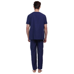ARTICLO SPORTS Uniforme médical Scrubs en tissu sergé mélangé polyester/rayonne/spandex, détecteur d'aiguilles, usage hospitalier, unisexe - Product Image 3
