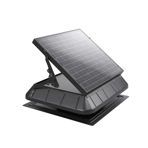 Ventilador Solar para Ático Sunrise con Panel Inclinable |   45W |   Panel Solar Ajustable |   Opciones de base plana o con rebordes |   Garantía Limitada de 25 Años - Product Image 1