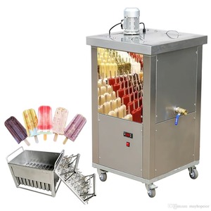 เครื่องทำไอติมสแตนเลสอัตโนมัติ, ผลิตน้ำแข็งนม110 ~ 220V ผลผลิตสูง - Product Image 2