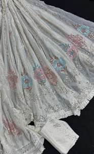 ชุด lehenga ทำด้วยมือจากผ้าไหมแท้ Koti & ghera dupatta สำหรับปาร์ตี้ - Product Image 6