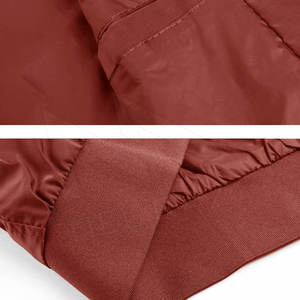 Venta al por mayor de los hombres de primera calidad negro a prueba de viento impermeable Ecológico Chaquetas de bombardero de lona Nuevo diseño de cremallera de alto uso de invierno Venta caliente - Product Image 6