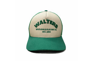 Vente en gros de chapeaux de camionneur 5 panneaux à profil haut personnalisé casquettes de sport en maille avec logo brodé en 3D conçues pour la performance et respirantes - Product Image 5