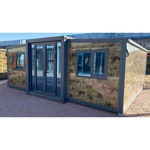Casa Prefabricada Rústica Duo Mod-20' de 385 Pies Cuadrados con 2 Dormitorios, Baño Completo, Cocina, Comedor y Sala de Estar para Uso como Cabaña de Caza o Baño - Product Image 1