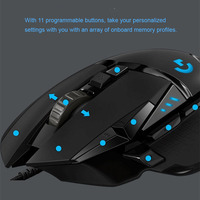 Pour Logitech G502 Lightspeed Hero souris de jeu Offre Spéciale Gamer Master 3 Orientation droite G102 G304 souris d'ordinateur