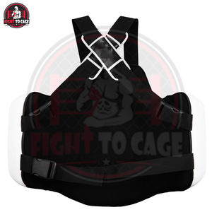 Protège-poitrine de boxe personnalisé avec logo, en PVC, durable, de haute qualité, équipement d'entraînement pour la boxe, le MMA, toutes saisons - Product Image 3