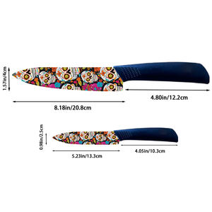 Juego de Cuchillos de Cocina de 2 Piezas con Hoja de Cerámica y Mango de Plástico, Precio de Fábrica, Popular, Entrega Rápida, Ebay - Product Image 2