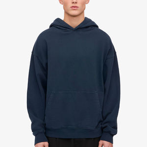 Sweat-shirts pour hommes de haute qualité, surdimensionnés, avec logo imprimé en 3D personnalisé, pull-over, taille américaine, 100% coton, sweat-shirt uni pour hommes - Product Image 2