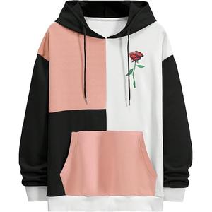 Nouveauté Sweat à capuche pour homme en coton 100% doublé à manches longues col rond imprimé personnalisable confortable grande taille - Product Image 6