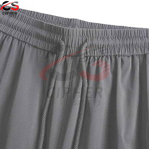 กางเกงวิ่งเข้ารูปสำหรับผู้ชายแฟชั่นใหม่ผ้าแคนวาสสีเบาออกแบบโลโก้ได้เองสไตล์ลำลองผลิตในปากีสถาน - Product Image 4