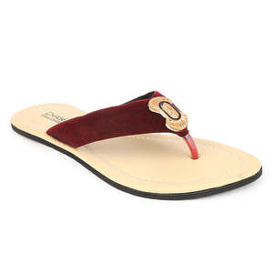 Pantuflas para Mujer (J-521) - Color Granate - Product Image 1