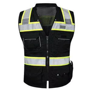 Chaleco de seguridad de construcción Hi Viz con tira reflectante Chaleco DE SEGURIDAD impermeable Logotipo personalizable Ropa DE TRABAJO - Product Image 4