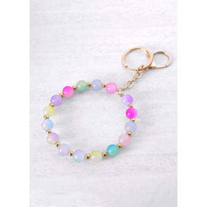 Braccialetto Portachiavi A3shop Melody della Sirena con Perline, Gioiello Religioso in Plastica con Perle e Diamanti per Anniversario - Product Image 1