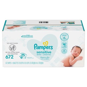 Toallitas sensibles Pampers Compre ahora Calidad Premium Entrega rápida mantiene a su bebé limpio, suave y cómodo - Product Image 6