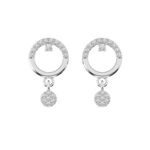 ต่างหูเงินทรงหยดน้ำ Anja Bali - เครื่องประดับแฟชั่น - Product Image 1