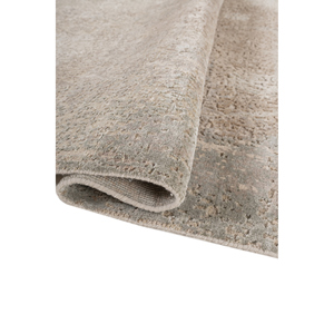 Tapis Entropy en laine et soie de bambou noué à la main, grande surface, motif abstrait, pour la maison et les couloirs, taille 9x12, viscose, AKWB-13048 - Product Image 2