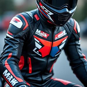 Monta con estilo y seguridad | Traje de motocicleta de cuero personalizado Malik Raza para Hombre | Grado Premium verdaderamente asequible - Product Image 2
