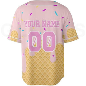 Comfort Fit Gameday GLOVES City Baseball Jersey Diseñado para todos los jerséis de béisbol Diseño sublimado Day Comfort Baseball Jersey - Product Image 4