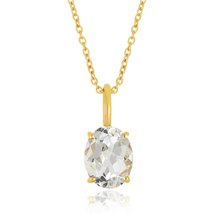 จี้เงินสเตอร์ลิง925ทันสมัยสร้อยสีรุ้งแท้ประดับหินมูนสโตนชุบทองเครื่องประดับธรรมชาติสไตล์คลาสสิก - Product Image 3