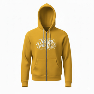 Soft & Warm Fleece Hoodies Customizable Logo, Christmas & New Year Design, OEM Winter Apparel for Men and Women - Product Image 1