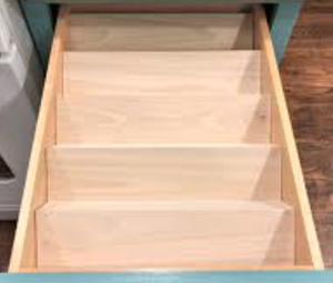 Insert de tiroir à épices en bois à niveaux (conception inclinée) - Product Image 2