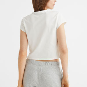 Nueva camiseta para mujer, ropa deportiva activa, camisetas de primavera, camisetas holgadas ajustadas de talla grande para mujer, camisetas recortadas para mujer, camisetas - Product Image 5