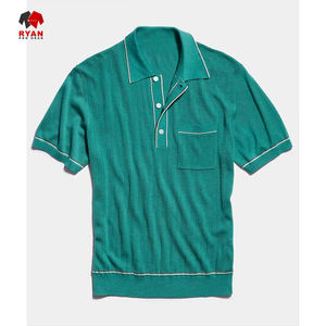 Polo al por mayor proveedor fabricación personalizada disponible ligero tallas grandes hombres polos - Product Image 3