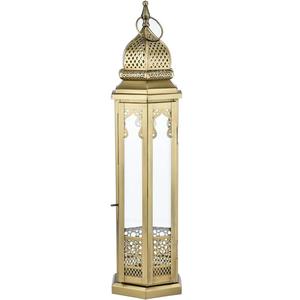 Linterna de Metal decorativa de estilo marroquí de diseño elegante para decoración del hogar, perfecta para decoración del hogar, fiestas y eventos, Mesa - Product Image 4