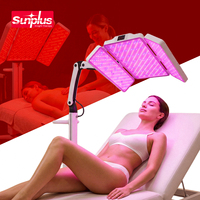 Thérapie par lumière LED infrarouge rouge de haute qualité, 7 couleurs, soin du visage LED, machine de soin de la peau, panneau PDT, beauté et soin PDT
