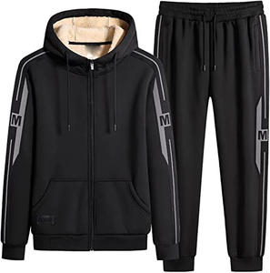 2023 unisexe fermeture éclair vêtements de sport décontractés haute qualité coton Polyester survêtement bouffée impression plaine blanc polaire pour hommes automne - Product Image 5