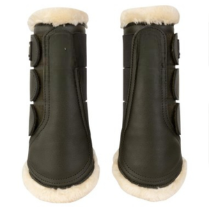 Bottes de brossage pour chevaux de protection, fabrication sur mesure au Pakistan, rembourrage absorbant les chocs, soutien des tendons et des jarrets, confortables et durables - Product Image 5