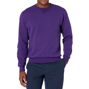 Sweats à la mode de qualité supérieure pour hommes et vêtements décontractés Sweat-shirt de couleur unie à coupe confortable - Product Image 1